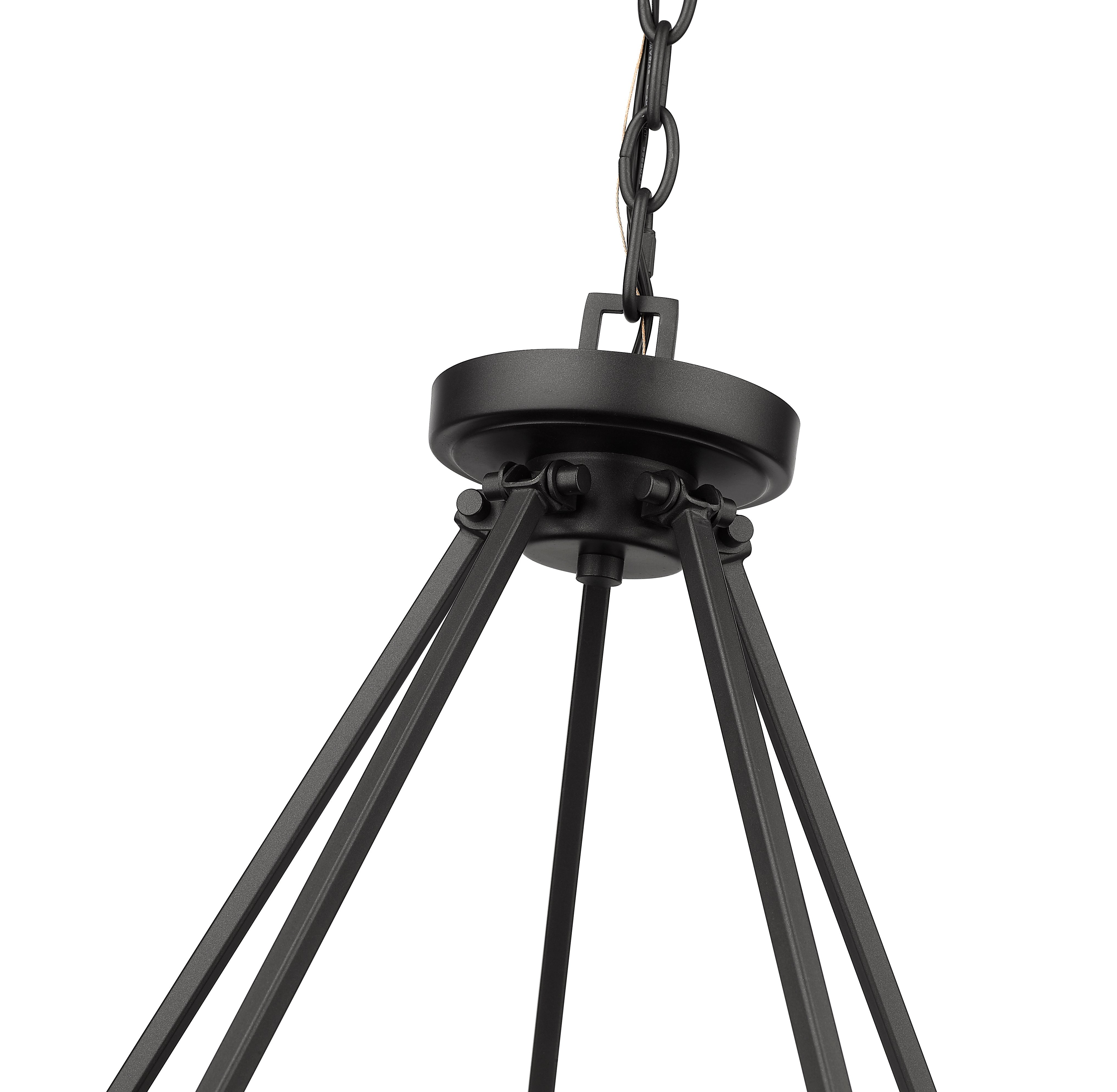 Beau 10 Light Chandelier Bronze