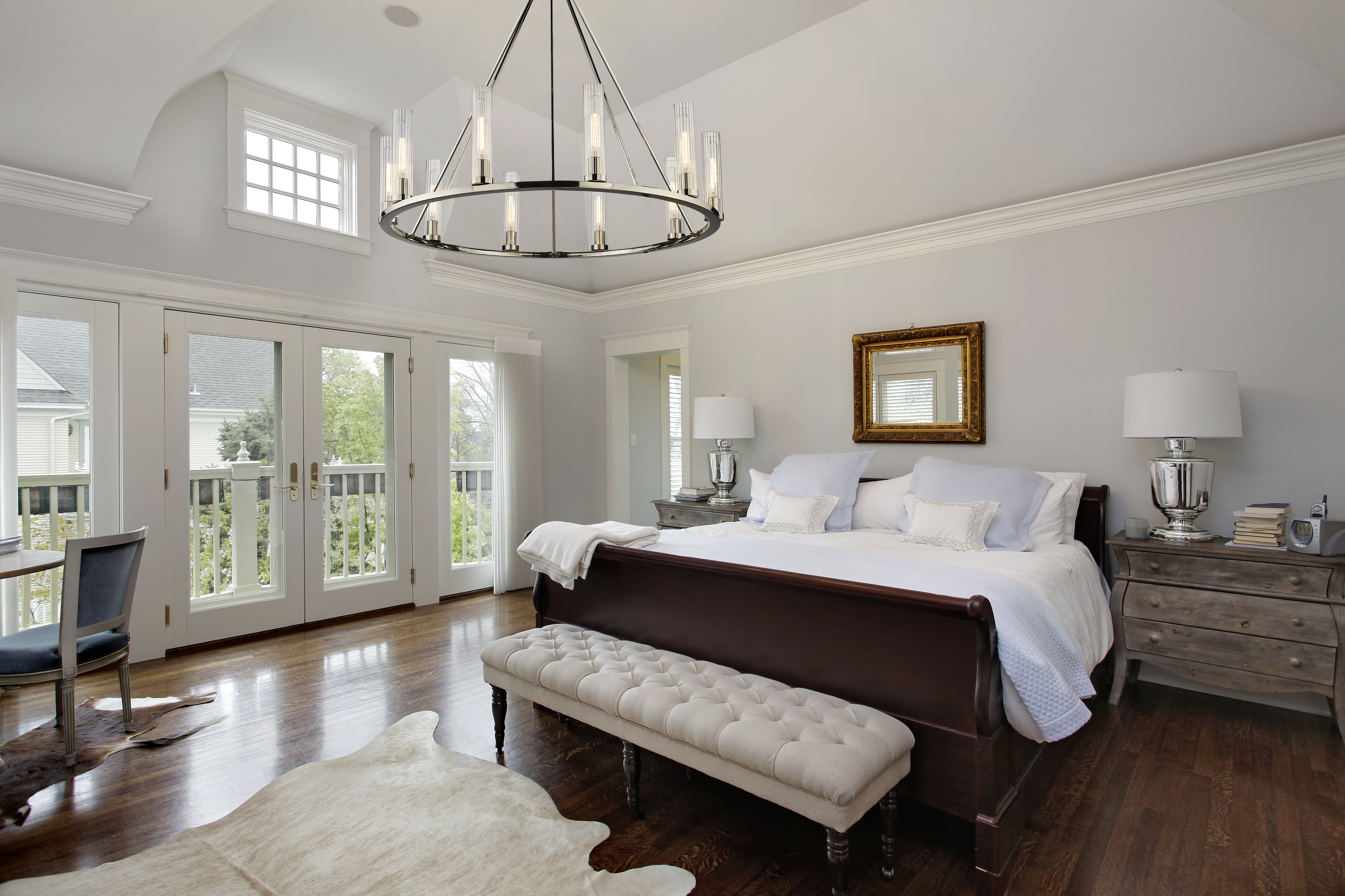 Beau 10 Light Chandelier Polished Nickel
