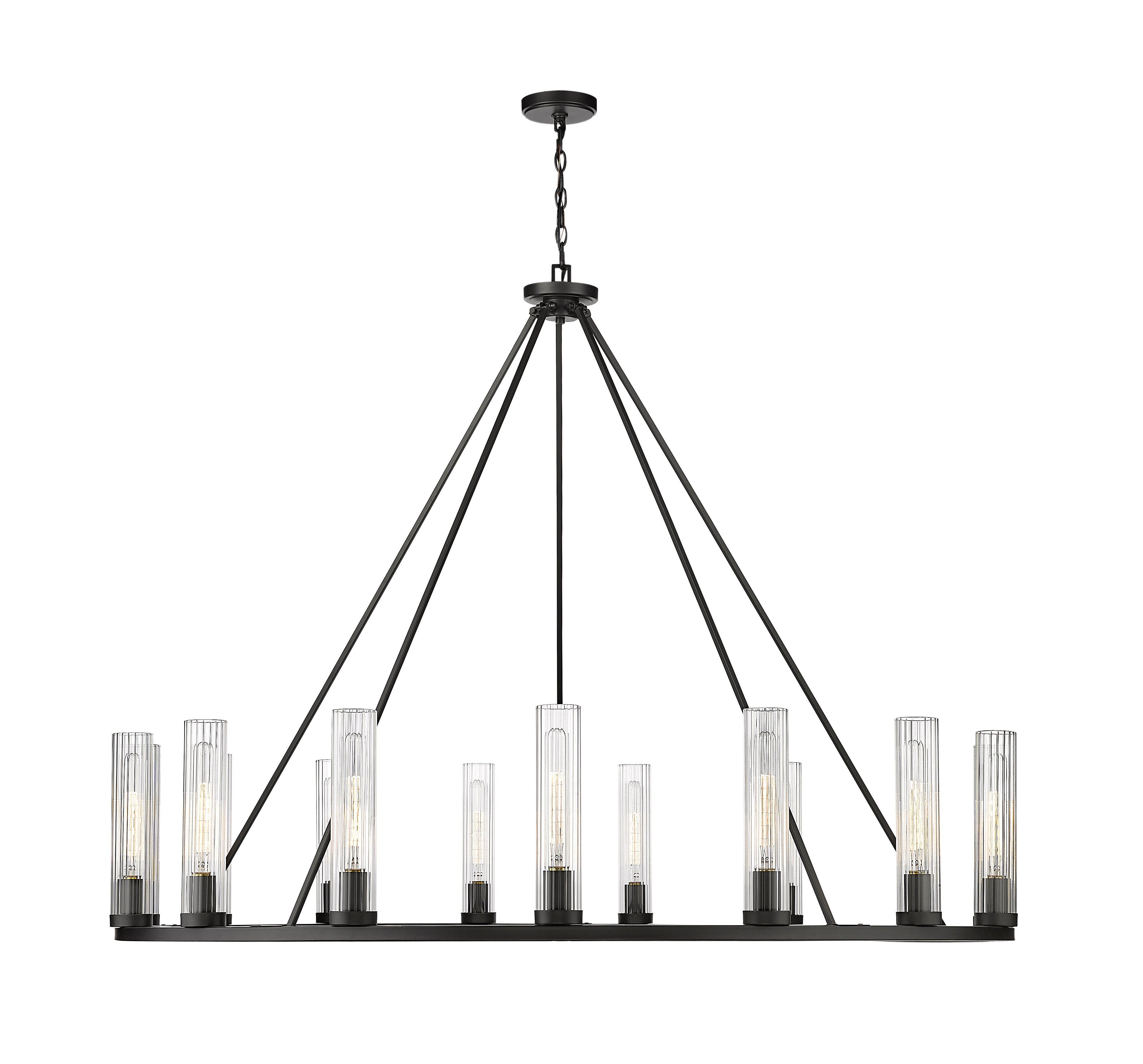 Beau 15 Light Chandelier Bronze