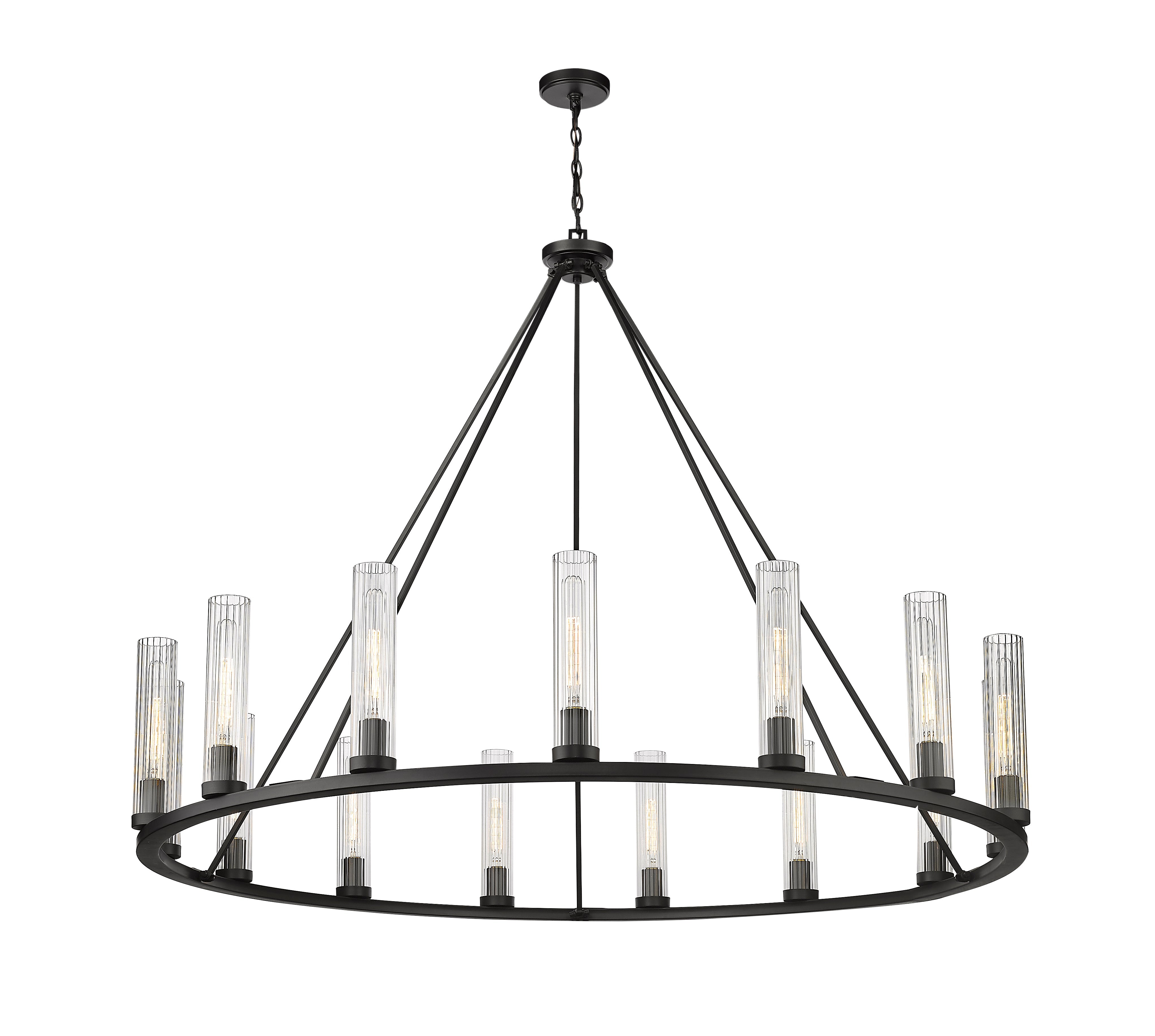 Beau 15 Light Chandelier Bronze