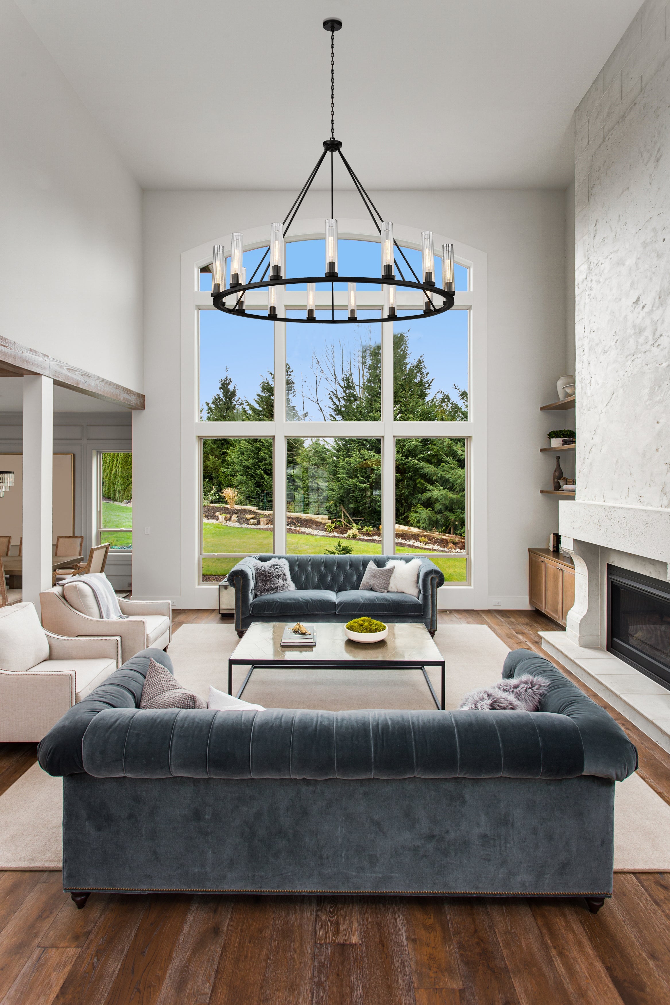 Beau 15 Light Chandelier Bronze