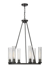 Beau 6 Light Chandelier Bronze