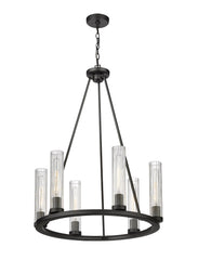 Beau 6 Light Chandelier Bronze