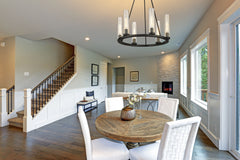 Beau 6 Light Chandelier Bronze