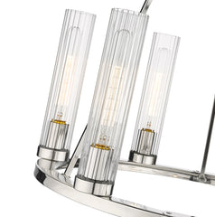 Beau 6 Light Chandelier Polished Nickel
