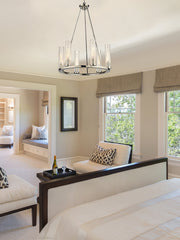 Beau 6 Light Chandelier Polished Nickel