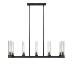Beau 7 Light Linear Chandelier Bronze