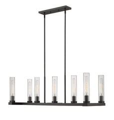 Beau 7 Light Linear Chandelier Bronze