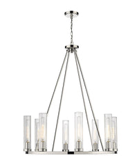 Beau 8 Light Chandelier Polished Nickel