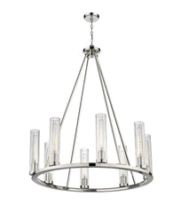 Beau 8 Light Chandelier Polished Nickel