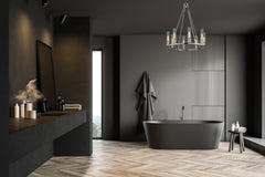 Beau 8 Light Chandelier Polished Nickel