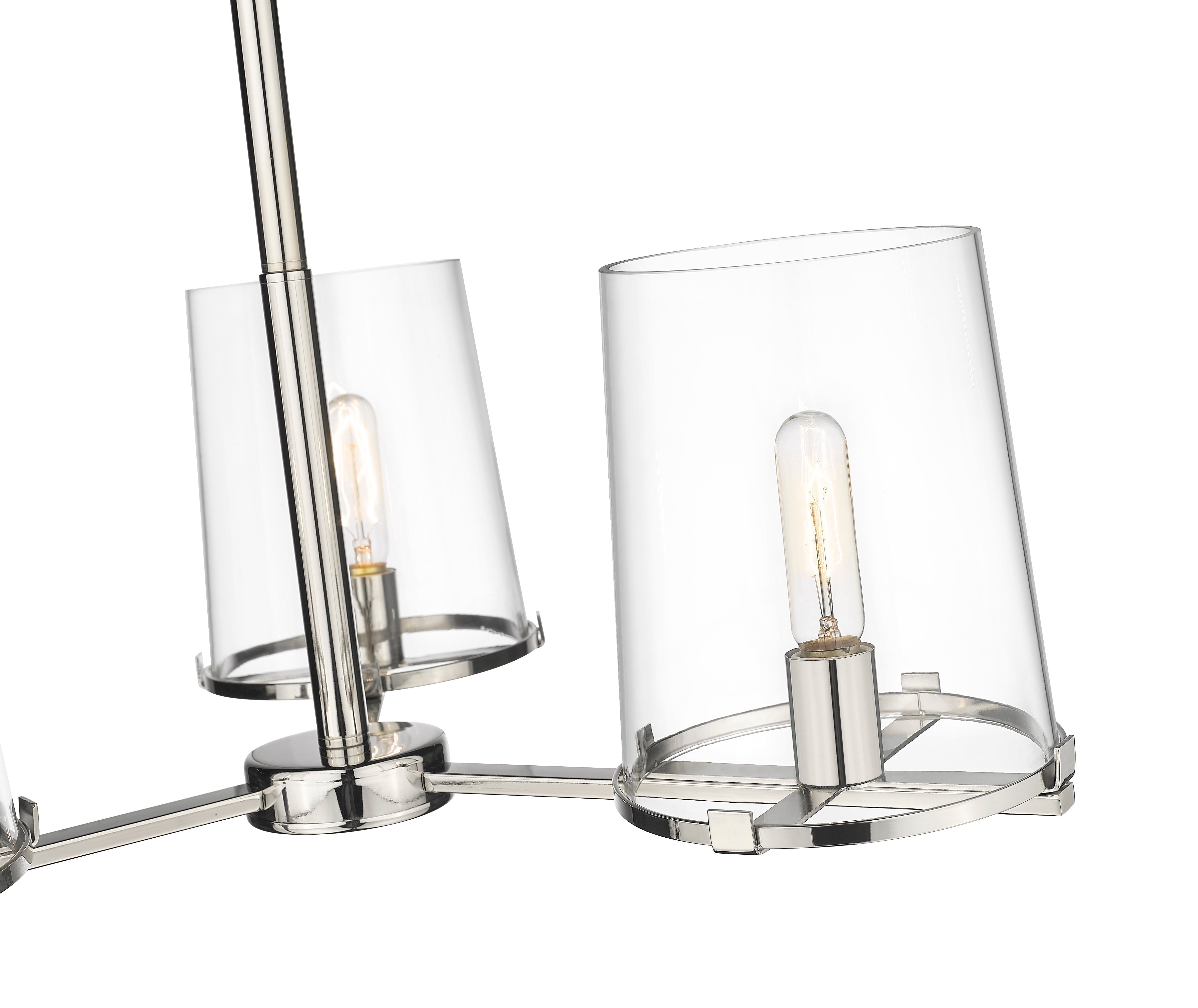 Callista 3 Light Chandelier Polished Nickel