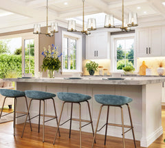 Callista 3 Light Chandelier Rubbed Brass