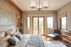 Callista 3 Light Chandelier Rubbed Brass
