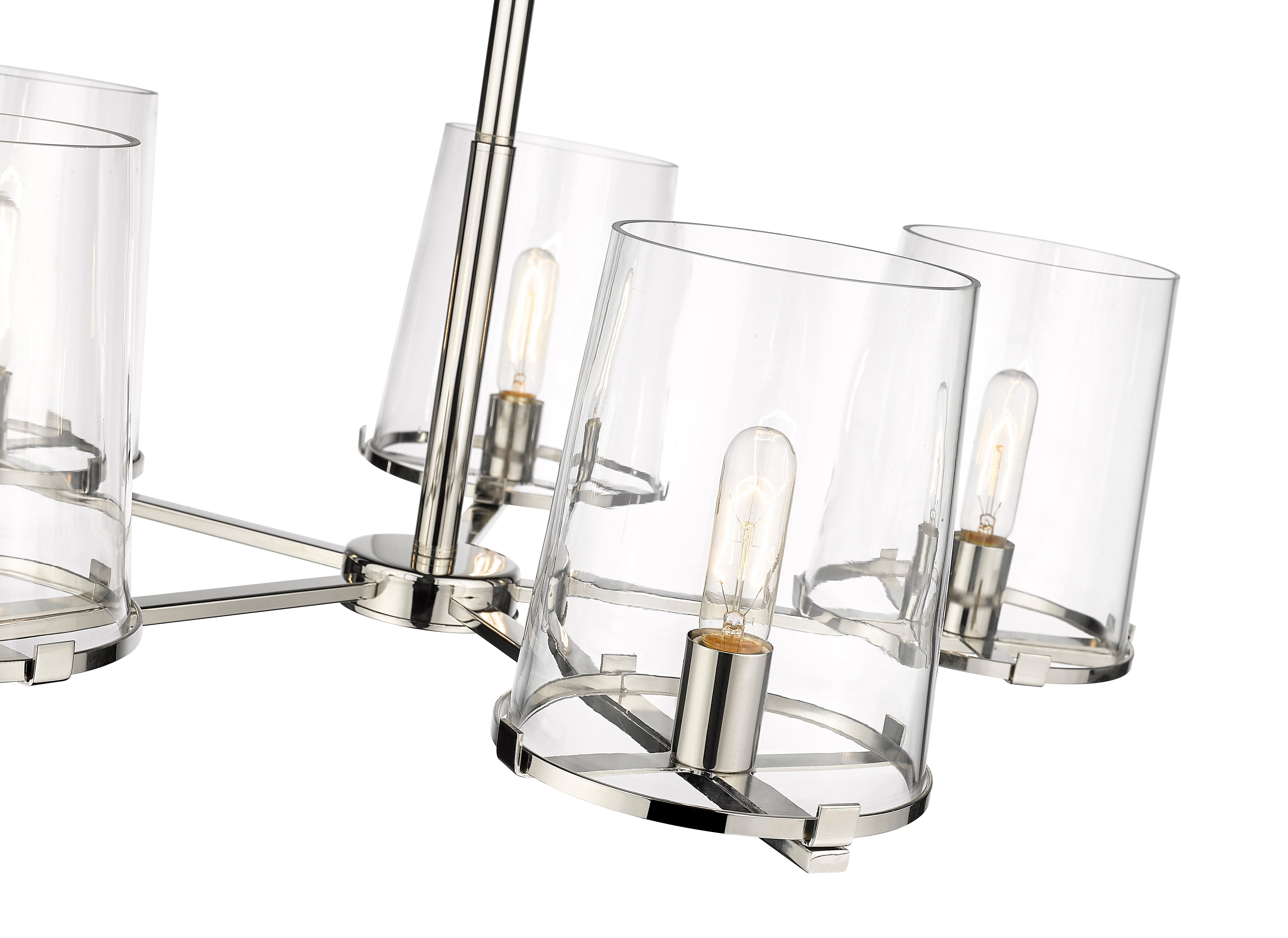 Callista 5 Light Chandelier Polished Nickel