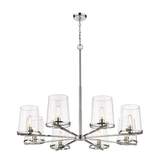Callista 8 Light Chandelier Polished Nickel