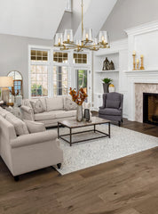 Callista 8 Light Chandelier Rubbed Brass