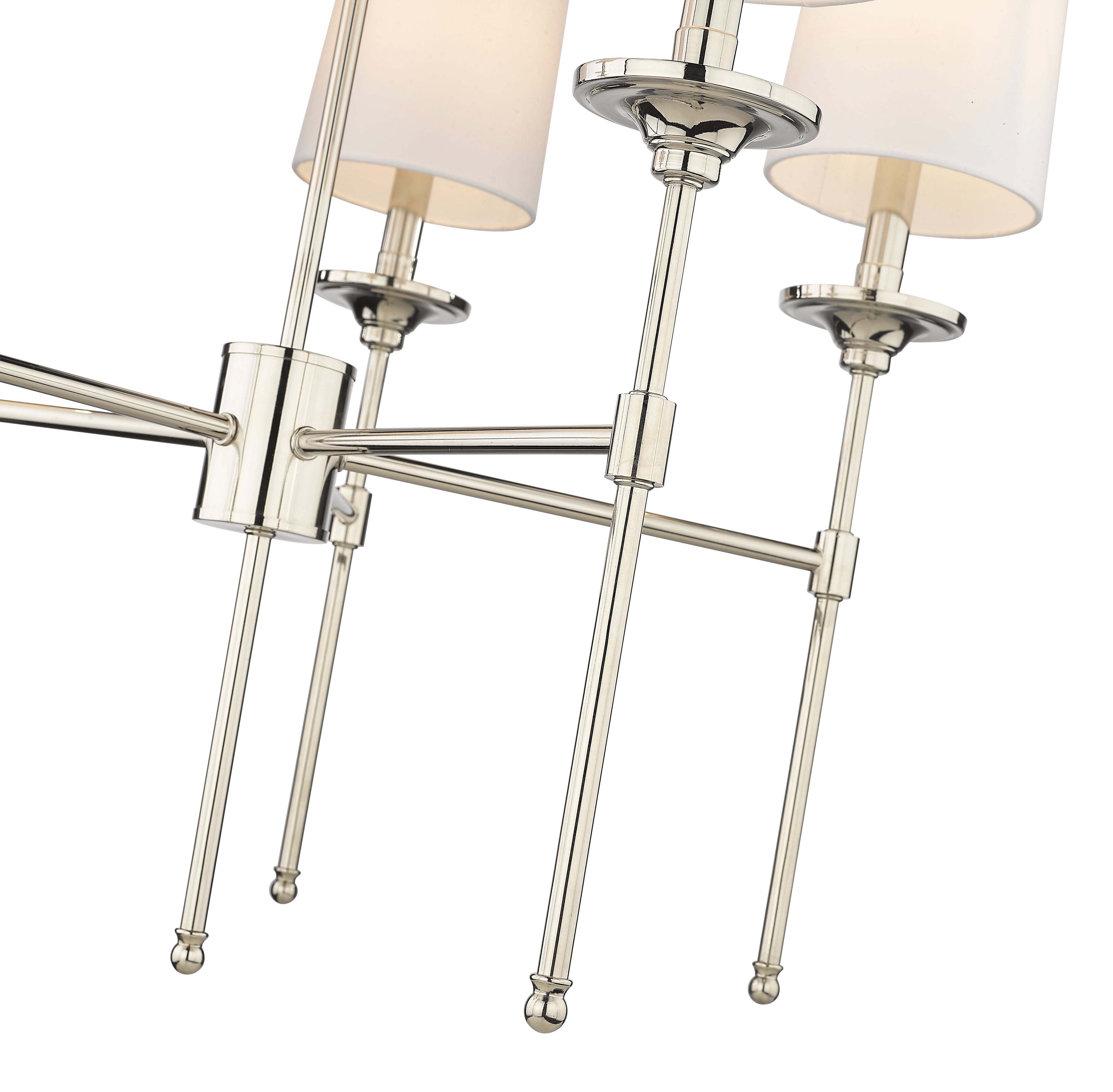 Emily 5 Light Chandelier Polished Nickel