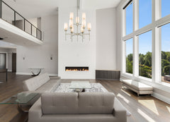 Emily 9 Light Chandelier Brushed Nickel