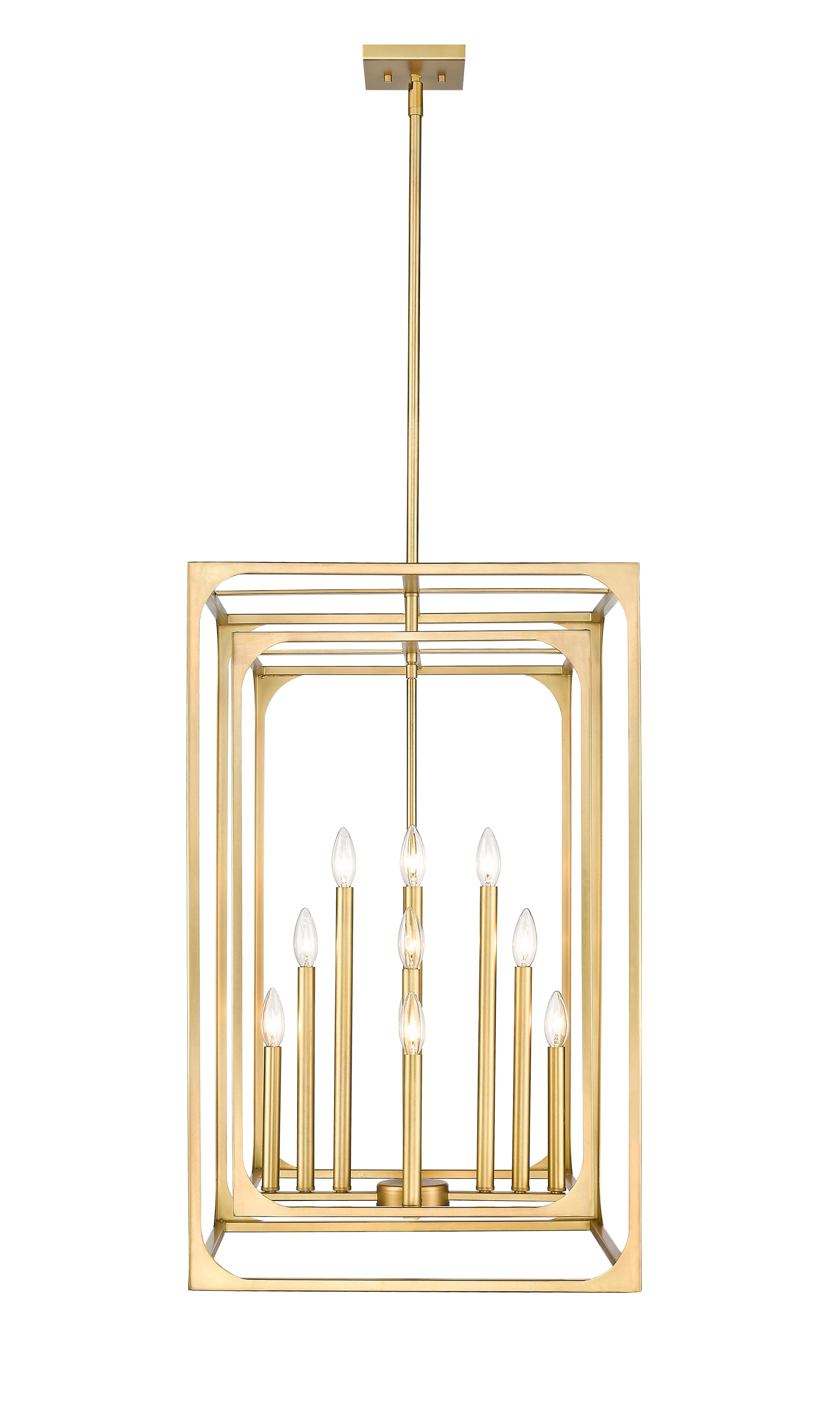 Easton 12 Light Chandelier Rubbed Brass