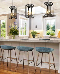 Easton 4 Light Chandelier Matte Black