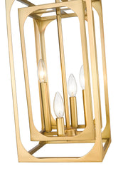 Easton 4 Light Chandelier Rubbed Brass