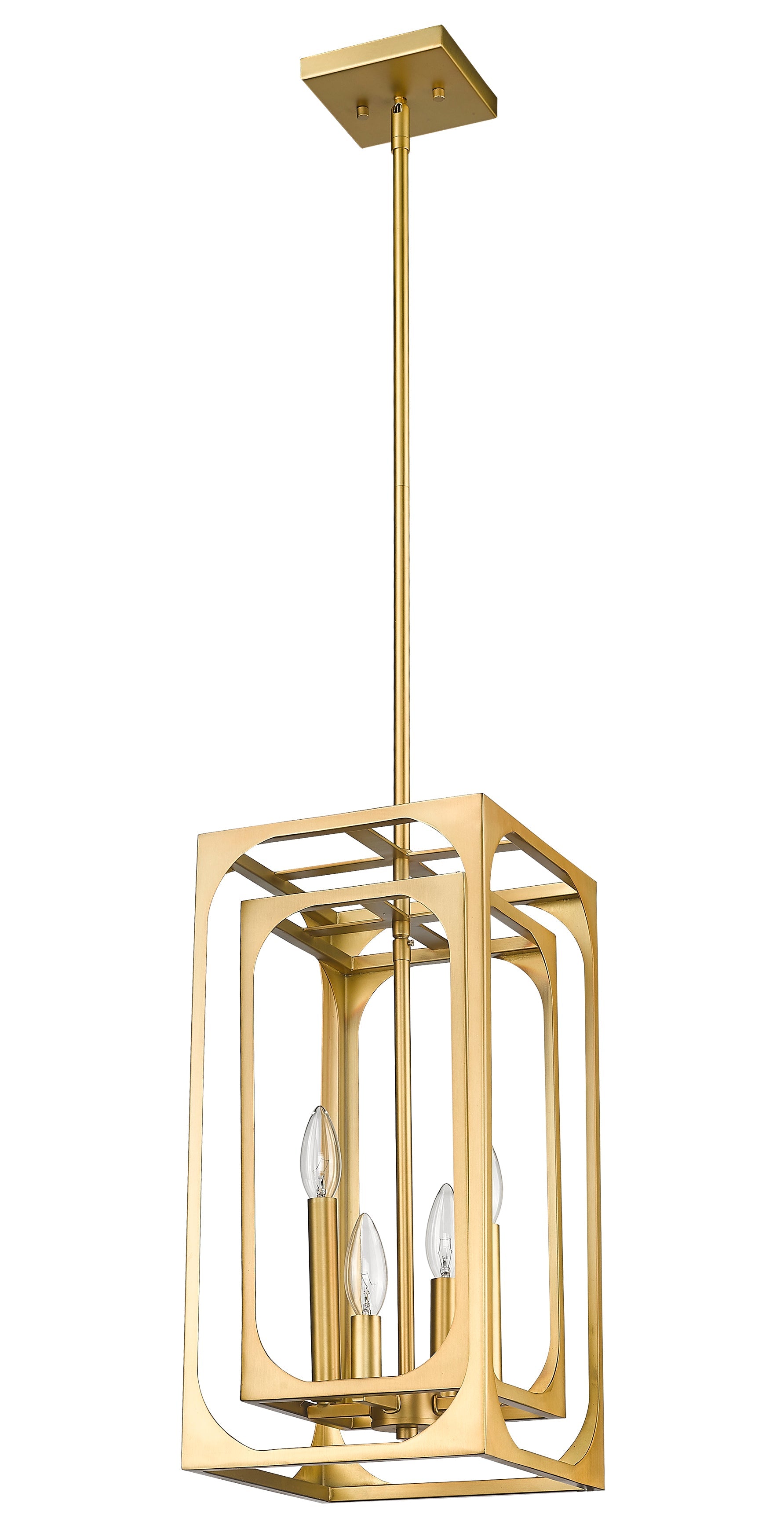 Easton 4 Light Chandelier Rubbed Brass