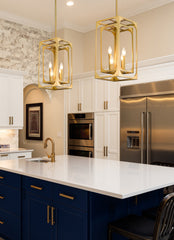 Easton 4 Light Chandelier Rubbed Brass