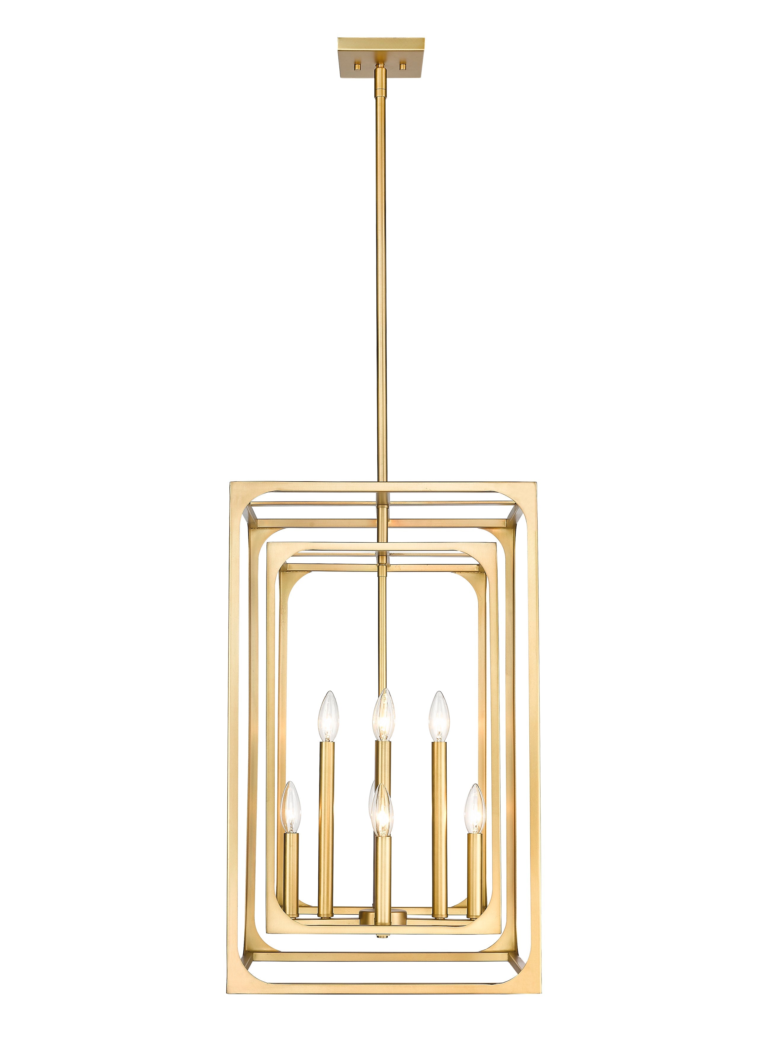Easton 8 Light Chandelier Rubbed Brass