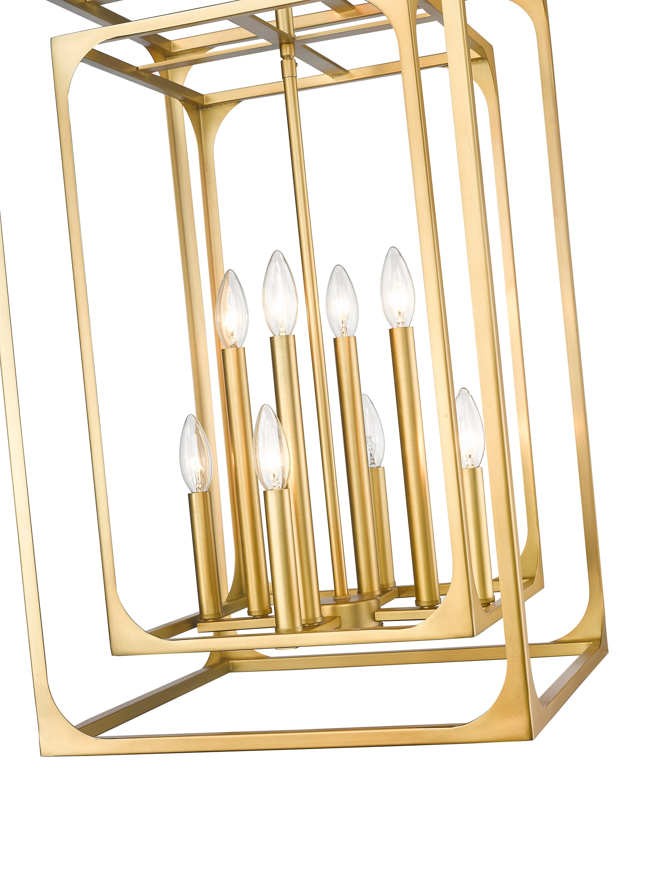 Easton 8 Light Chandelier Rubbed Brass