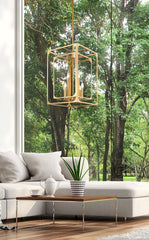 Easton 8 Light Chandelier Rubbed Brass