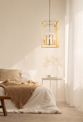 Easton 8 Light Chandelier Rubbed Brass
