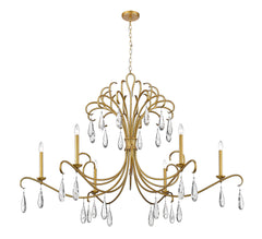 Amara 6 Light Chandelier Gilded Gold