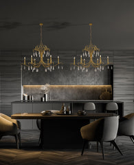 Amara 6 Light Chandelier Gilded Gold