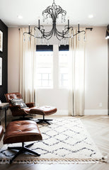 Amara 6 Light Chandelier Matte Black