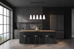 Farrell 5 Light Linear Chandelier Matte Black