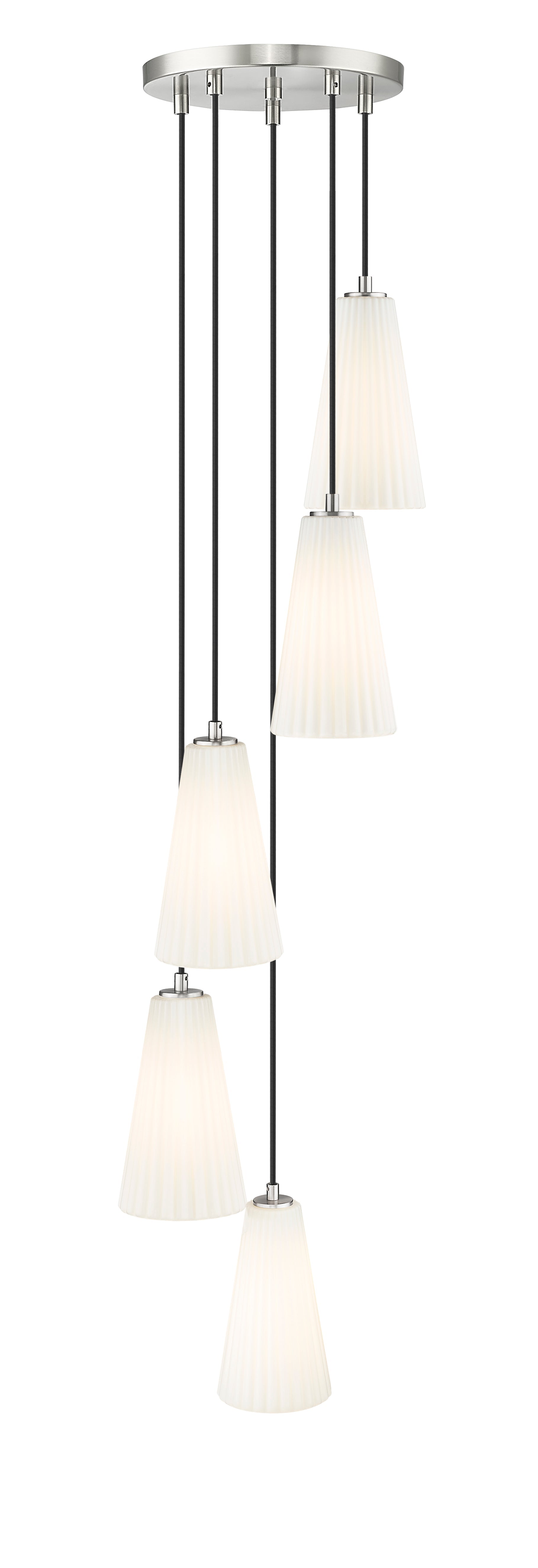 Farrell 5 Light Chandelier Brushed Nickel