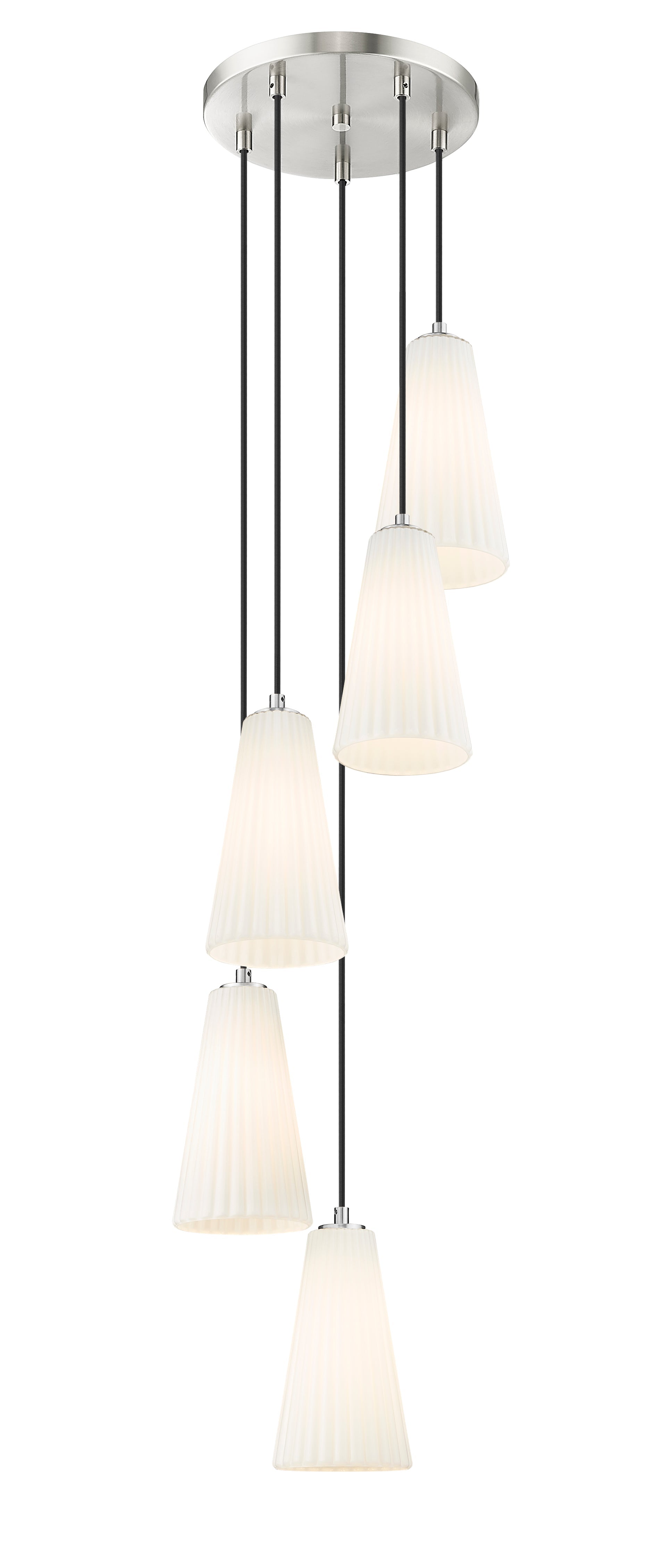 Farrell 5 Light Chandelier Brushed Nickel