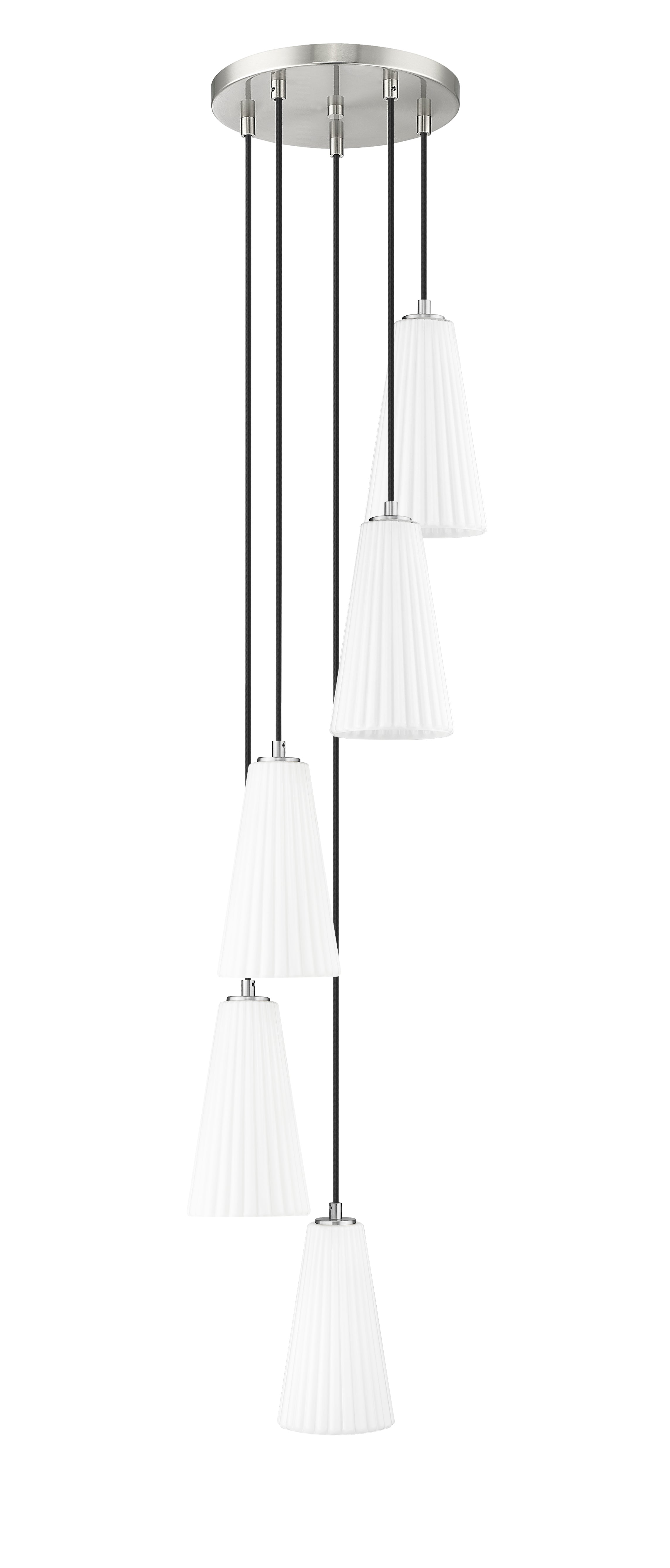 Farrell 5 Light Chandelier Brushed Nickel