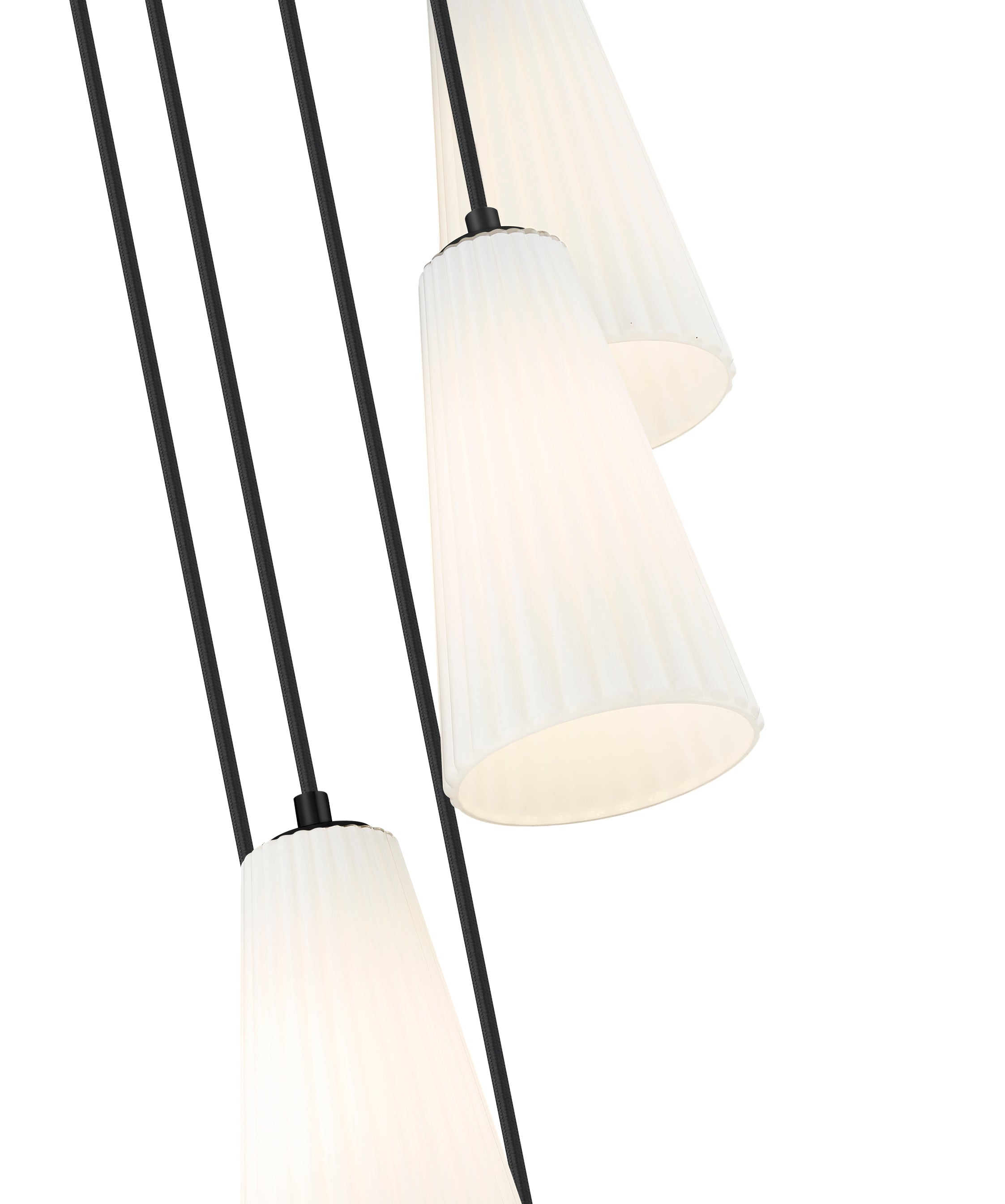 Farrell 5 Light Chandelier Matte Black