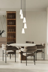 Farrell 5 Light Chandelier Matte Black