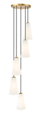 Farrell 5 Light Chandelier Modern Gold