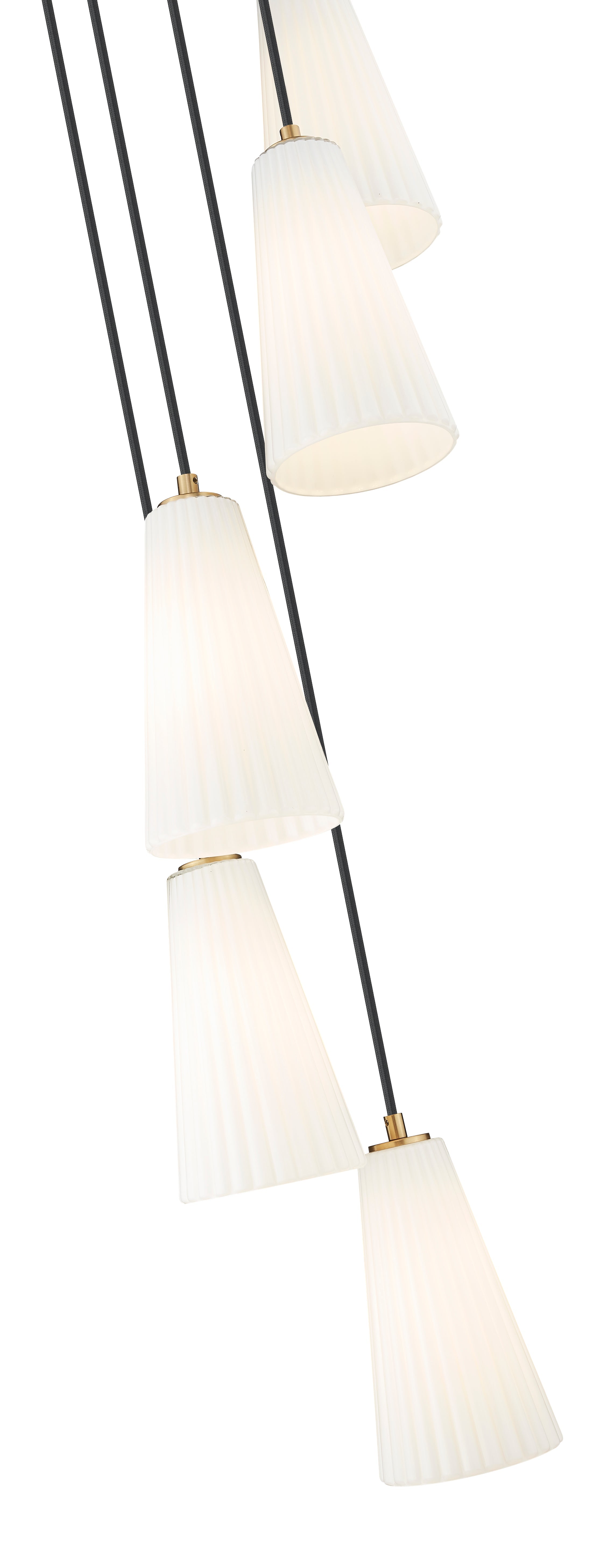 Farrell 5 Light Chandelier Modern Gold