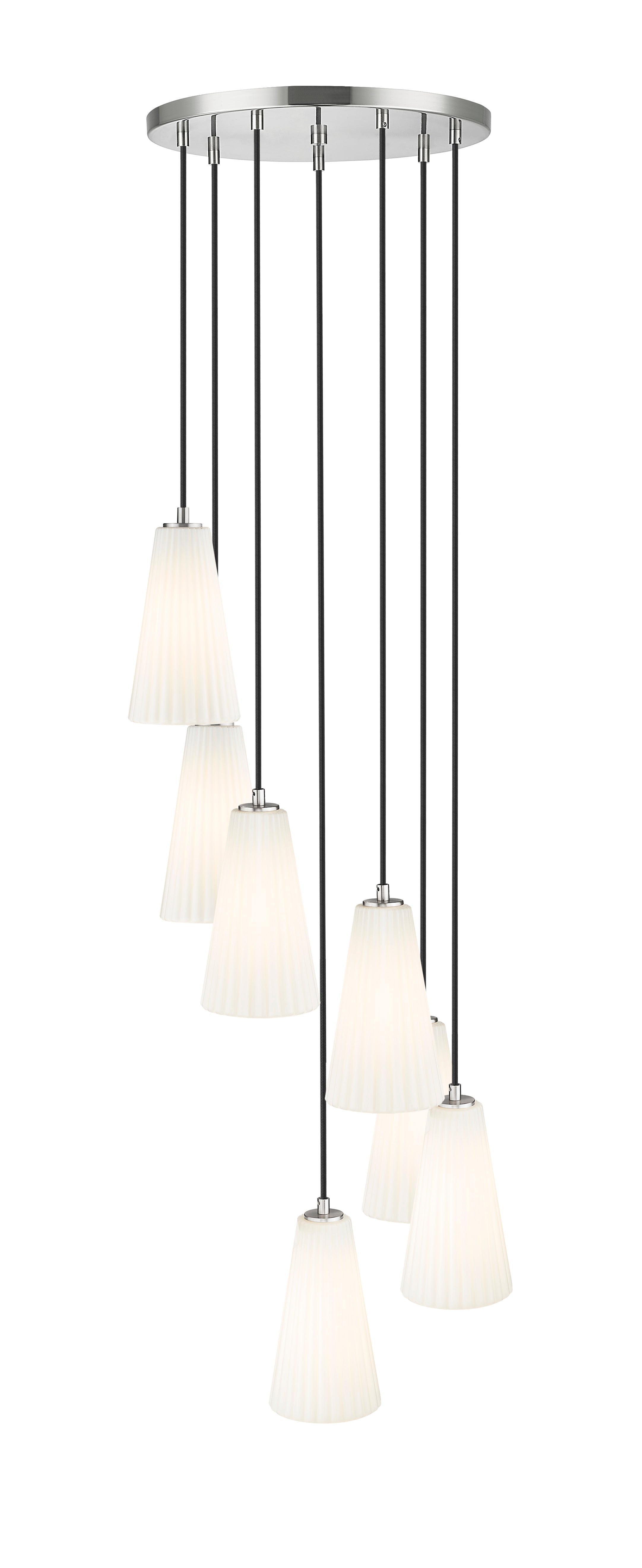 Farrell 7 Light Chandelier Brushed Nickel