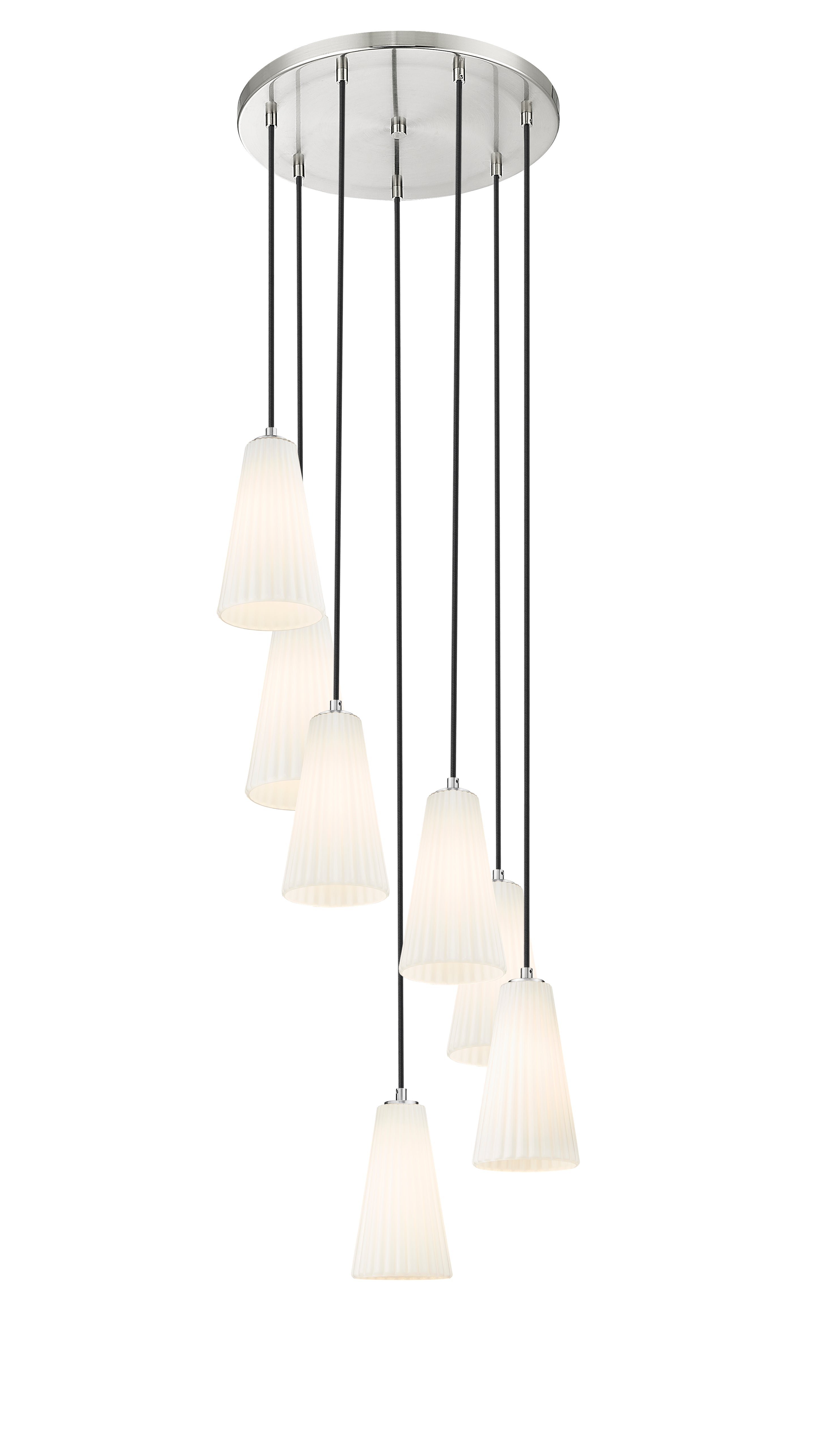 Farrell 7 Light Chandelier Brushed Nickel