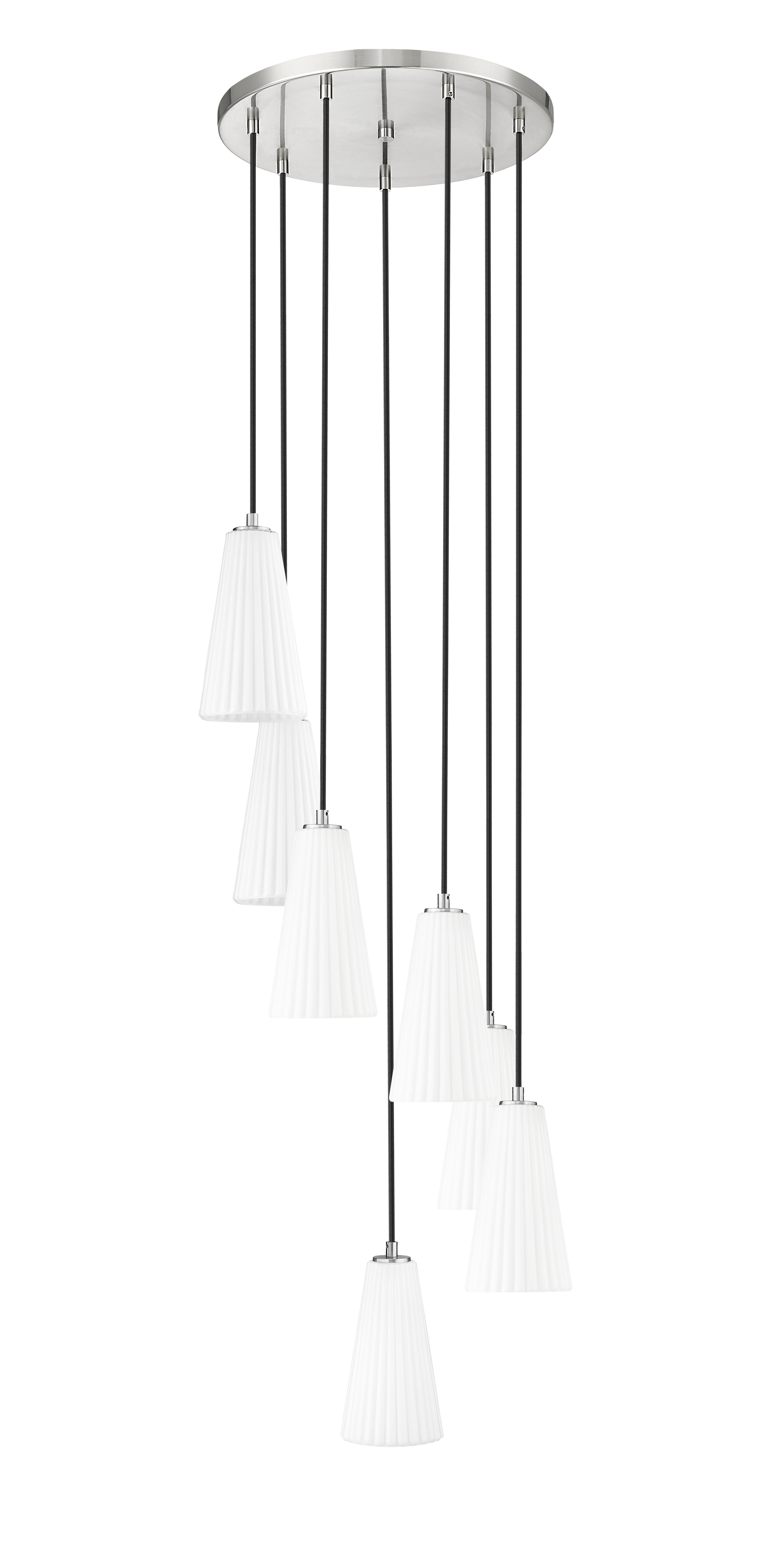 Farrell 7 Light Chandelier Brushed Nickel