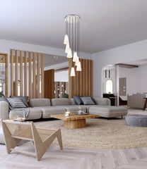 Farrell 7 Light Chandelier Brushed Nickel