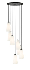 Farrell 7 Light Chandelier Matte Black
