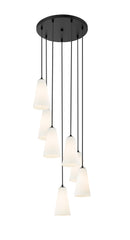 Farrell 7 Light Chandelier Matte Black