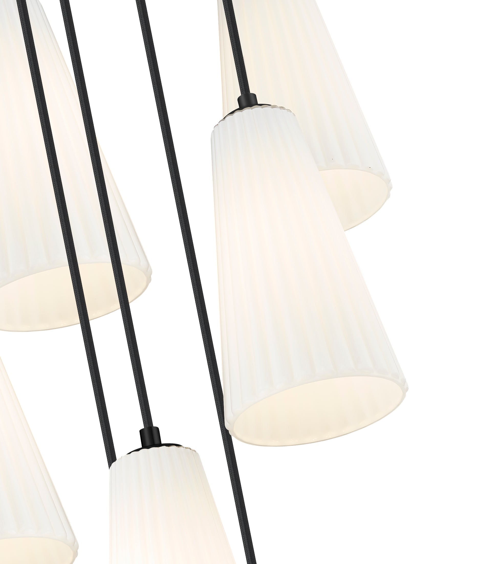 Farrell 7 Light Chandelier Matte Black
